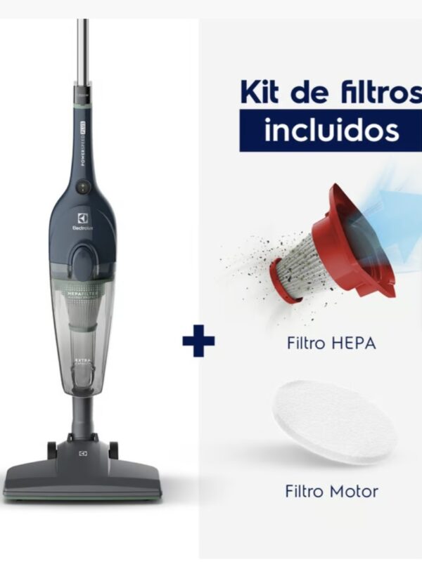 Aspiradora Vertical STK14 1300W + Kit de Filtros