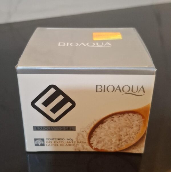 EXFOLIANTE FACIAL EN GEL DE ARROZ 140 ML BIOAQUA 1 und.